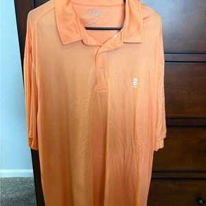 Izod Men's Vibrant Orange Polo Shirt